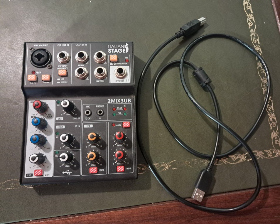 Mixer Analogico Italian Stage 2MIX3UB