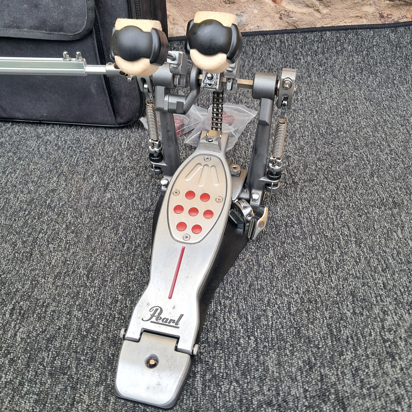 Doppio Pedale Pearl Eliminator Redline 2052C