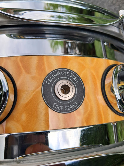 DW Collector's Edge Series Brass/Maple 14x5"