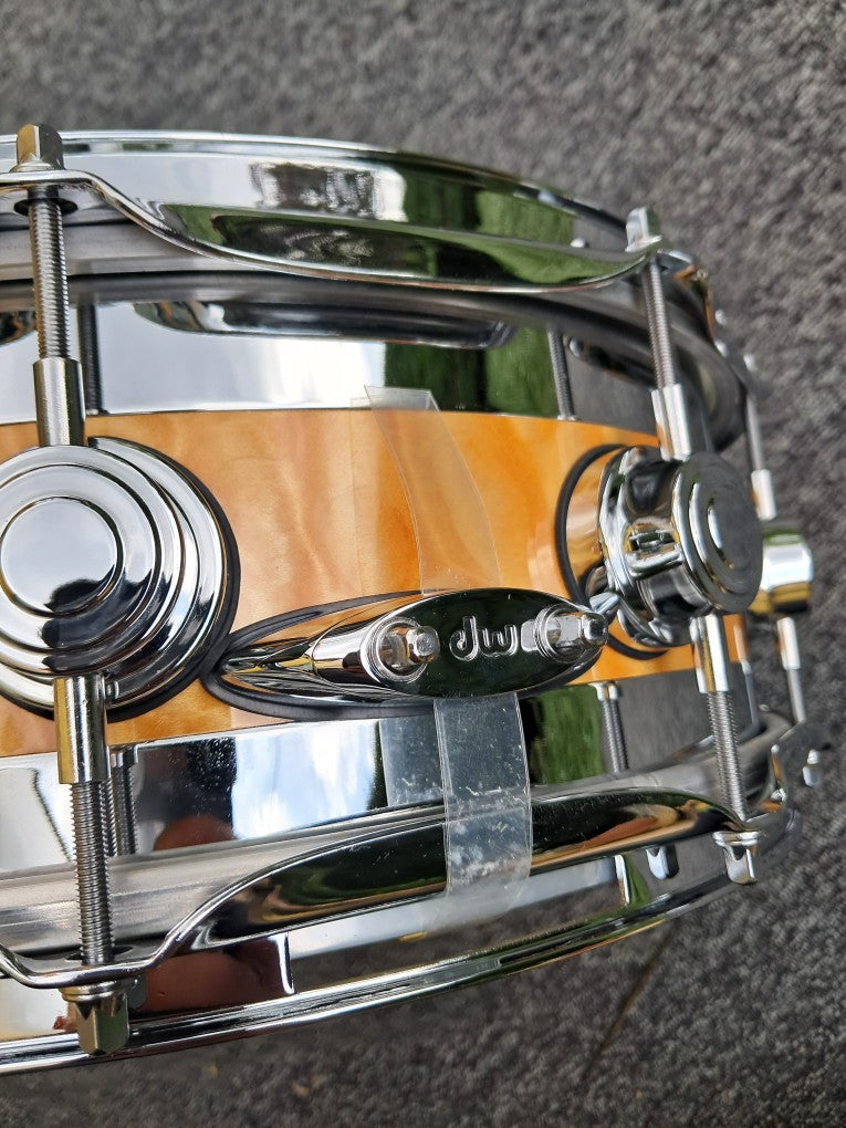 DW Collector's Edge Series Brass/Maple 14x5"
