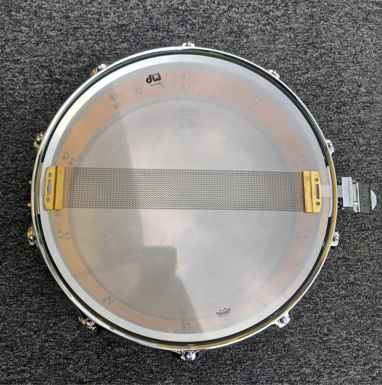 DW Collector's Edge Series Brass/Maple 14x5"